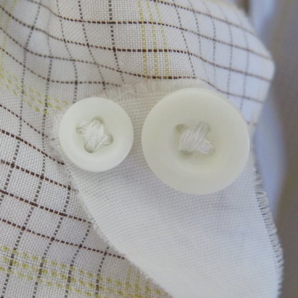 Cubavera*‎ Men's Short Sleeve Button Down Straight Hem plaid Shirt~ Size Large - Picture 6 of 12